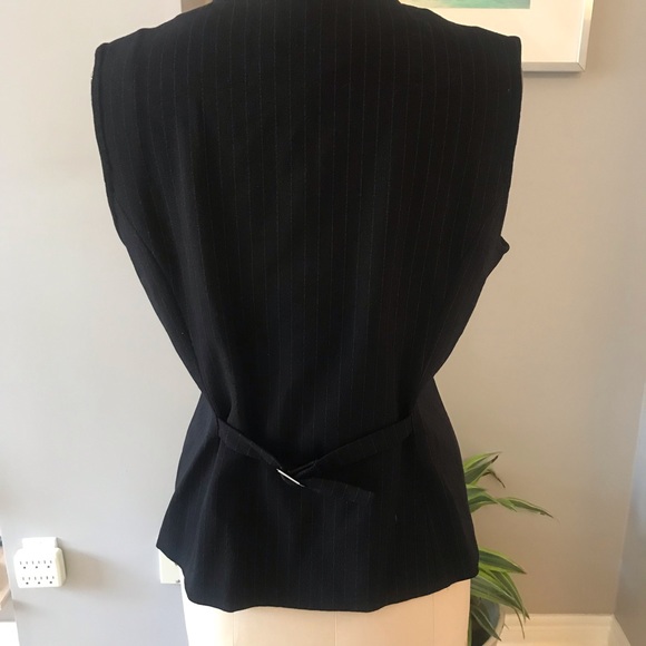 Fitted Pinstriped Vest - Picture 3 of 4